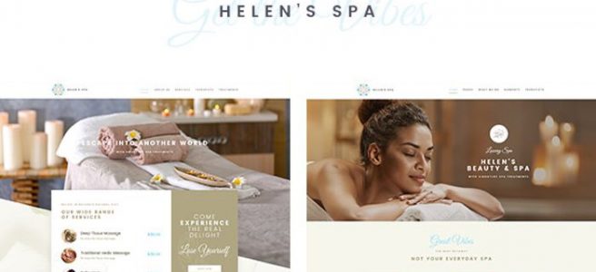 Helen's Spa - Beauty Spa, Health Spa & Wellness Theme